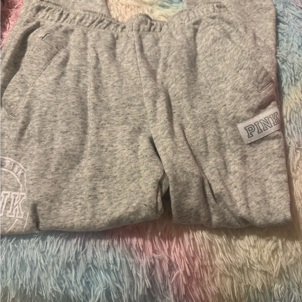 Women’s Victoria Secret Sweatpants size XS gray in color